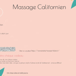 Massage Californien 1h